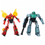 TRANSFORMERS transformerid Earthspark Cyber-Combiner Terran Twitch & Robby Malto, F8438