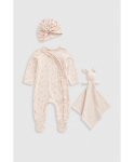 MOTHERCARE krekls ar garām piedurknēm, cepure un dūraiņi, IF318 74