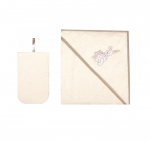 MILLI kahekorde vannilina + pesulapp 80x80 cm Ecru