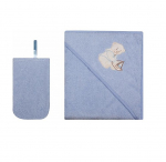 MILLI kahekorde vannilina + pesulapp 80x80 cm Light Blue