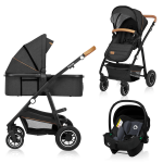 LIONELO universaalne k&auml;ru AMBER 3in1, Grey graphite, LO-AMBER 3IN1