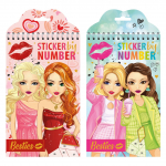 BESTIES loov kleepsuraamat numbrite j&auml;rgi, assortii, 140047