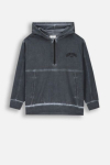 COCCODRILLO hooded pullover ACADEMY BOY JUNIOR, graphite, ZC4132301ABJ-020-164, 164 cm