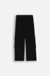 COCCODRILLO joggers JEANS COLLECTION GIRL, mustad, ZC4123107JCG-021-164, 164 cm