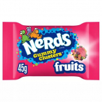 NERDS n&auml;rimiskommid GUMMY CLUSTERS FRUITS, 45 g., AMER1427