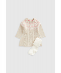 MOTHERCARE pikkade varrukatega kleit ja sukkp&uuml;ksid, IF722 92