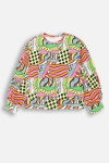 COCCODRILLO t-shirt CARTOONS GIRL KIDS, multicoloured, ZC4143101CGK-022-122, 122 cm