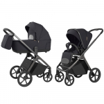 CARRELLO universaalne k&auml;ru 2in1 VECTOR, Shadow Black, CRL-6551