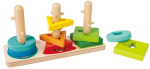 HAPE puidust ehitusklotsid Monster Twist & Stack, E0494A