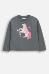 COCCODRILLO pikkade varrukatega s&auml;rk NOSTALGIC MEADOW GIRL KIDS, roheline, WC5143102NGK-027-122, 122 cm