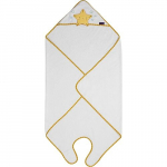 CLEVAMAMA r&auml;tik, Bamboo Extra Large, 0-4m, White & Honey, 3534&nbsp;