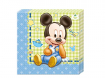 Pabersalvr&auml;tid Beebi-Mickey 33x33 cm 20 tk, 84347
