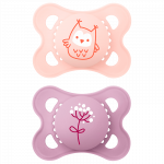 MAM Original silikoonlutid steril 0-6k, Silk PINK, 411555