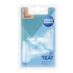 CANPOL BABIES pudelilutt. silik. &uuml;mmarg. aeglane 2tk. 18/115