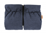 MILLI kaheosalised k&auml;simuhvid wool premium, melange navy blue, 38x26cm, 3-3-3-Z-M-108