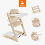 STOKKE s&ouml;&ouml;gitool koos turvakaare ja kandikuga TRIPP TRAPP, natural, 685300
