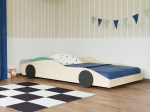 BENLEMI lastevoodi-auto DRIFTY, 80x160 cm., Yellow/Black, JP-0061/80X160-ZLU