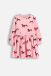COCCODRILLO pikkade varrukatega kleit, roosa, WC6129101GGK-033-110, 110 suurus