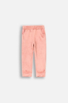 COCCODRILLO joggers FLOWERS GIRL NEWBORN, powder pink, ZC4120101FGN-033-086, 86 cm