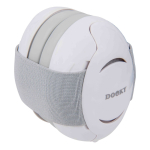 DOOKY kuulmiskaitsega k&otilde;rvaklapid beebidele 0-3a, white, 3001102