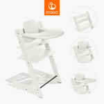 STOKKE s&ouml;&ouml;gitool koos turvakaare ja kandikuga TRIPP TRAPP, white, 685500