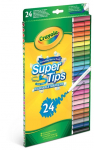 CRAYOLA pestavad markerid Supertips Washable Markers, 24tk, 7551