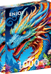 ENJOY PUZZLE pusle Sinine draakon, 1000 tk, 68 &times; 48 cm, Enjoy-2143