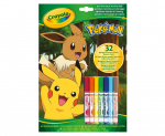 CRAYOLA loovuskomplekt Color & Activity, Pokemon, 04-2746G