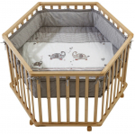 ROBA m&auml;nguaedik JUMBOTWINS, Natural wood, 0232S145