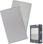 LIONELO voodilinad BAMBOO SHEET, 118x60 cm., 2 tk., White/Grey