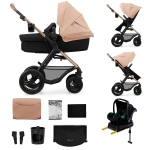KINDERKRAFT universaalne jalutusk&auml;ru MOOV 2 4in1 AIR, sand beige, KSMOOV02BEG4000