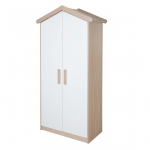 ROBA kaheukseline kapp CABANE, White/Oak, 1621867
