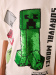 NEXT MINECRAFT l&uuml;hikeste varrukatega t-s&auml;rk, G49542, 152 cm