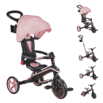 GLOBBER t&otilde;ukeratas Explorer Trike 4in1, tume pastelne roosa, 732-210