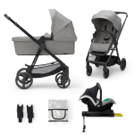KINDERKRAFT universaalne jalutusk&auml;ru NEWLY 4in1 MINK PRO, moonlight grey, KSNEWL00GRY400I