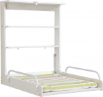 ROBA seinakinnitusega muutmislaud JUNGLE BABY, White, 26015WV97