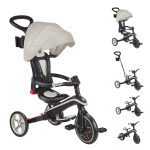GLOBBER t&otilde;ukeratas Explorer Trike 4in1, hallikas-pruun, 732-466