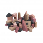 BABYTROLD pehmed klotsid FOAM BLOCKS, Dusty rose, 18-49DR