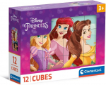 CLEMENTONI pusle Disney Princess, 12 kuubikut, 41197