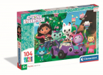 CLEMENTONI pusle Gabby's Dollhouse 2025 - 2, 104 tk, 25034
