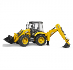 BRUDER traktor JCB 5CX Eco tagumise laaduriga, 02454
