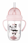 CANPOL BABIES mittelekkiv tass EXOTIC ANIMALS, 6m+, 270ml, pink, 56/606_pin