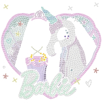 DIAMOND DOTS loominguline komplekt teemantmaal Barbie I Believe, 4000 punkti, DBX.094