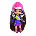 BARBIE Extra Mini Mini nukk dressipluusiga, HLN46