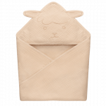 LIONELO musliinist r&auml;tik, 80x80, Beige sand, LO-MUSLIN