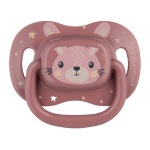 CANPOL BABIES silikoonist s&uuml;mmeetriline lutt CUTE ANIMALS, 0-6k., 34/924 pin