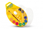 CRAYOLA akr&uuml;&uuml;lv&auml;rv Watercolour Paint Palettte, 12 v&auml;rvi, 53-8434