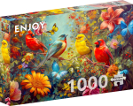 ENJOY PUZZLE pusle Sirin ja tiival&ouml;&ouml;gid, 1000 tk, 68 &times; 48 cm, Enjoy-2272