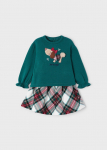 MAYORAL pusa ja seelik 4B, duck green, 92 cm, 2964-54