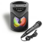 BONTEMPI juhtmevaba k&otilde;lar mikrofoni ja RGB-tuledega, 491010